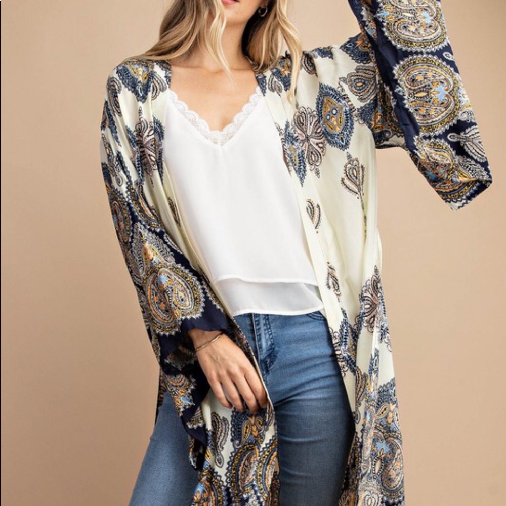Long Sleeve Kimomo Cardigan Jacket